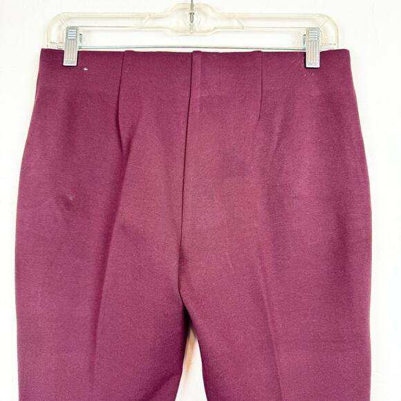 Chico's So Slimming Petite Juliet Straight-Leg Pants Maroon/Wine Size 00P [2P] - Picture 9 of 12